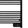 aluminum-electric-heated-towel-rail-24h-timer-bathroom Aluminum electric heated towel rail with 24-hour timer for efficient bathroom use.