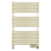 Brushed Gold Aluminum Electric Towel Radiator for Luxury Bathroom