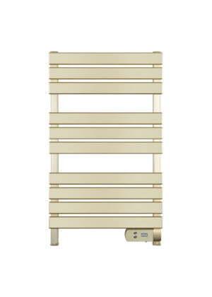 Brushed Gold Aluminum Electric Towel Radiator for Luxury Bathroom