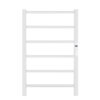renowell-100w-energy-saving-aluminum-electric-heated-towel-rail Renowell 100W energy-saving aluminum electric heated towel rail in black and white finish.