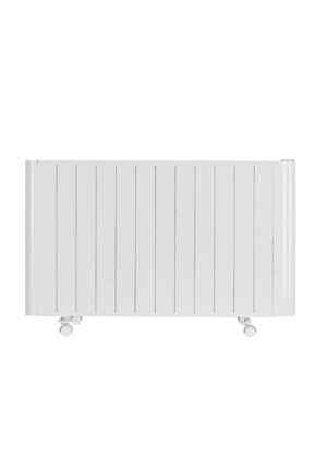 Renowell 2000W smart ceramic panel heater with portable wheels for easy movement.