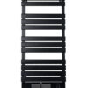 renowell-2100w-black-smart-towel-rail-ptc-fan-heater Renowell 2100W black smart towel rail with high-power PTC fan heater and WiFi.
