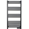 Renowell aluminum ladder style electric heated towel rail with premium round bars.