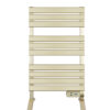 2-in-1 Wall Mounted and Freestanding Heated Towel Rack in Brushed Gold