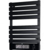 Smart bathroom radiator with built-in blower and WiFi App control for remote heating management.