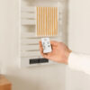 renowell-2000w-smart-electric-towel-rail-ptc-fan-heater Renowell 2000W smart electric heated towel rail with high-power PTC fan heater.