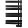 Modern side-opening white bathroom radiator made of high-quality lightweight aluminum.