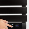 Smart towel warmer 24h timer and open window detection