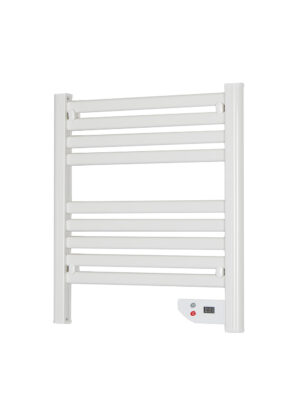 200W aluminum electric towel rail with digital timer from factory-direct wholesale supply.