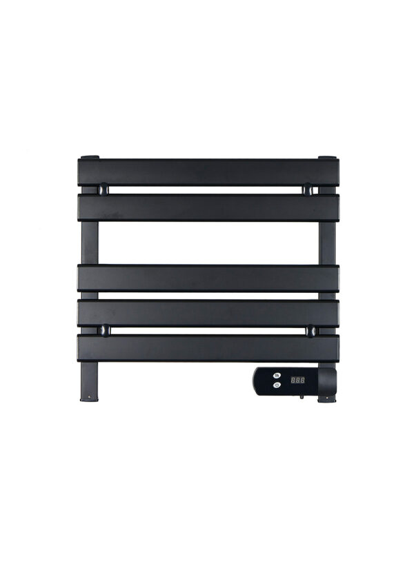 freestanding-wall-mounted-electric-towel-warmer-open-window-detection Wall-mounted or freestanding aluminum towel warmer with open window detection.