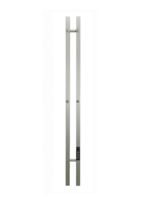 Vertical Heated Towel Rack 2-Bar Wall Mounted Towel Warmer
