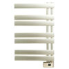 renowell-7-bar-flat-bar-heated-towel-rack-aluminum-brushed-finish-white-background 7-Bar flat bar heated towel rack aluminum brushed finish on white background